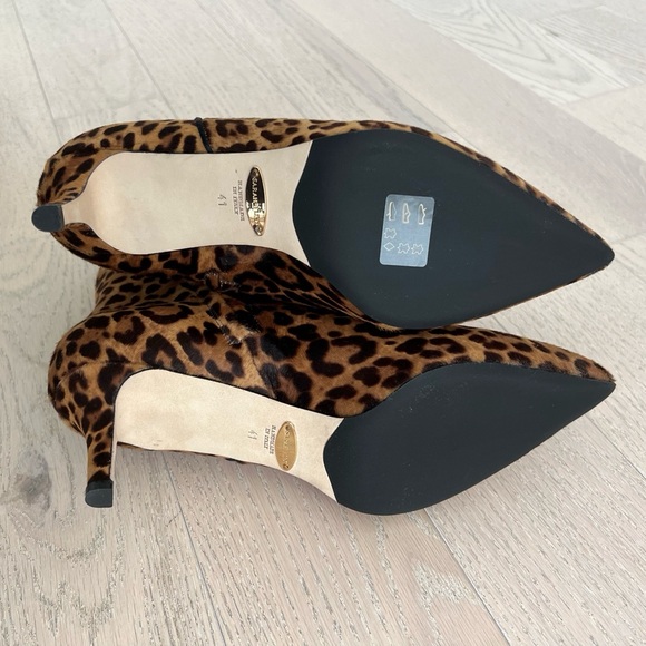 sarah flint • perfect dress bootie chocolate leopard hair calf • 41 / 10 - Picture 8 of 15